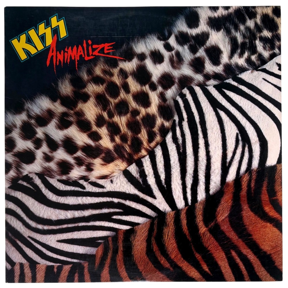 KISS Animalize Vinyl LP 1984 Mercury 422-822 495-1 M-1 Heavens On Fire Hard Rock